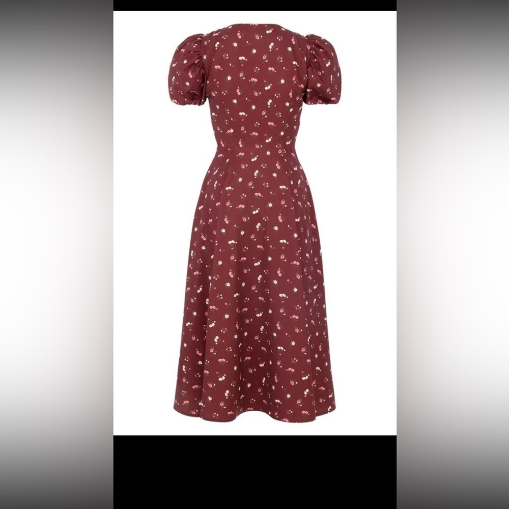 'Justina'

Wine Floral Wrap Dress /Size XS-US 2-4 /NR630 - Picture 4 of 7
